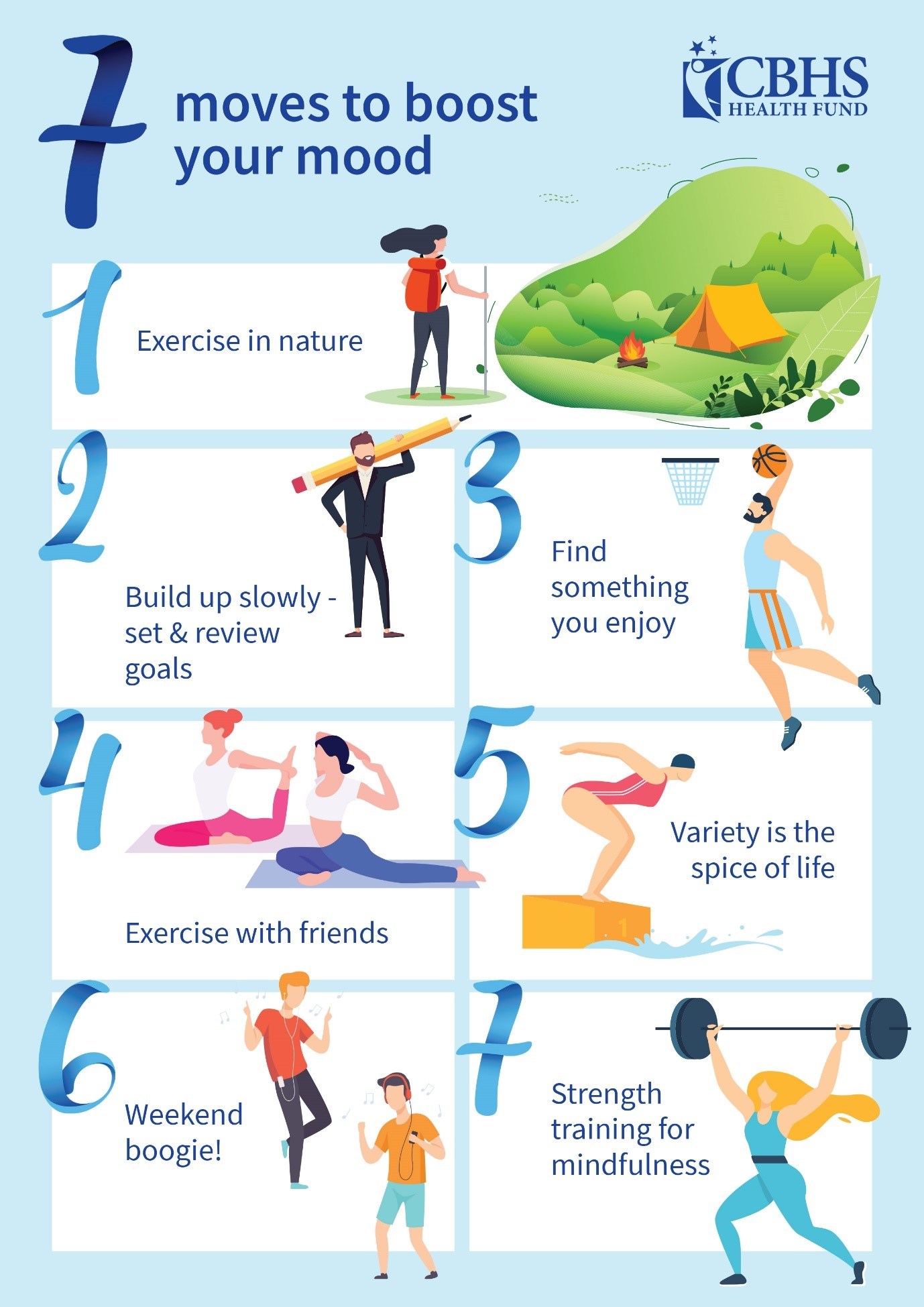 Move yourself happy! How to exercise to boost your mood – whatever your  fitness level, Health & wellbeing, active move