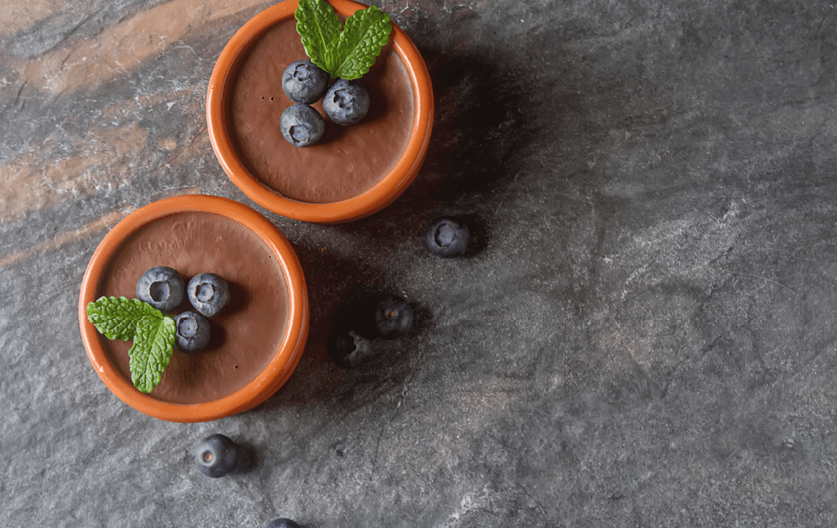 Creamy nutrient-rich chocolate mousse