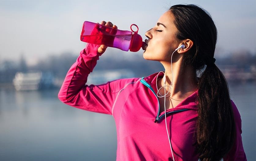 Sports drinks or water when exercising