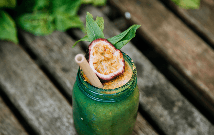 Treat yourself to a tropical smoothie
