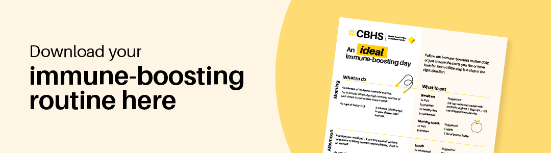 Immune-boosting routine