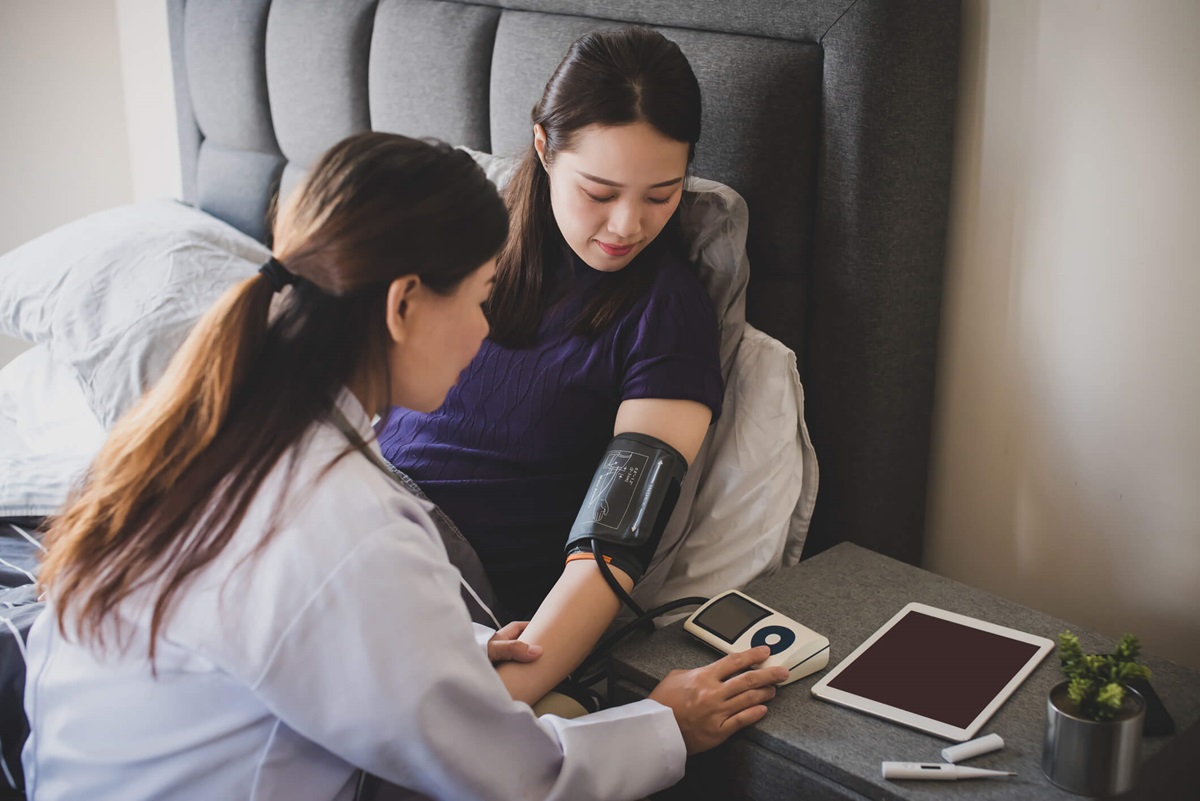 Patient Blood Pressure test