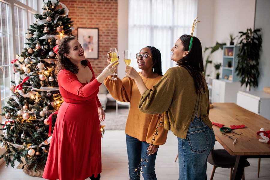 3 ladies being happy