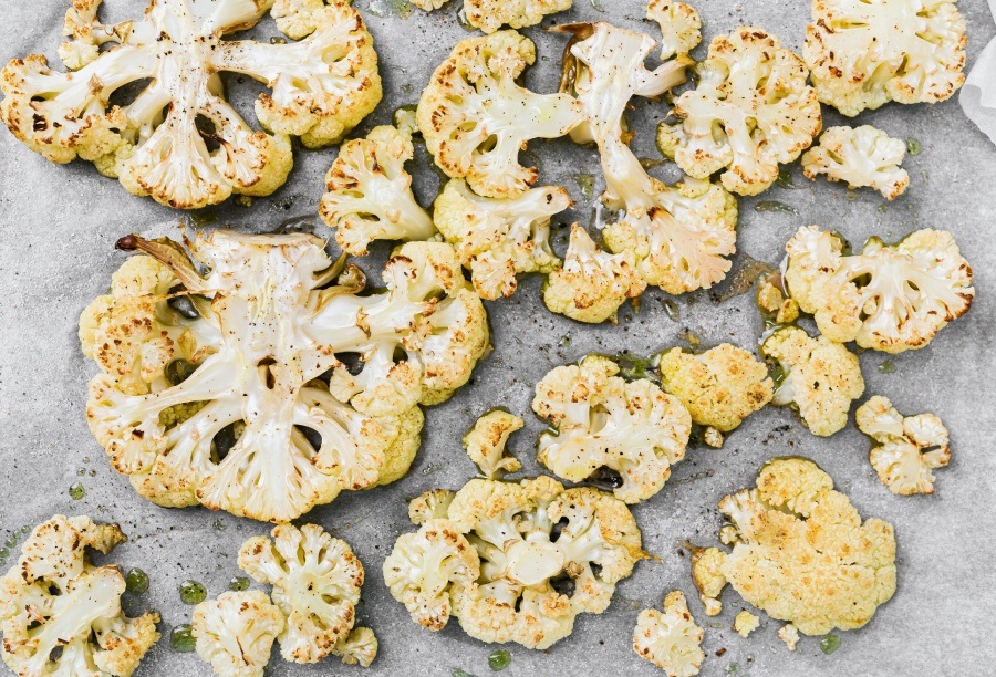 cauliflower and broccoli crisps