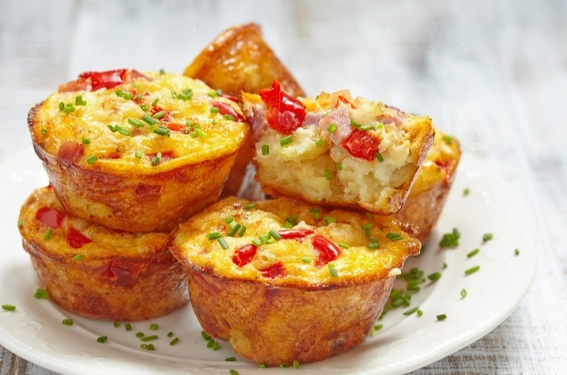 Cheesy Egg Muffins