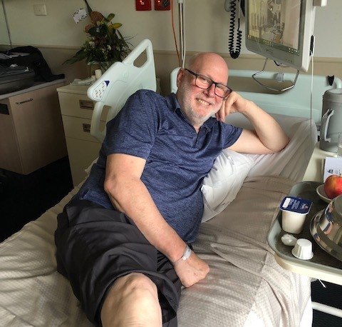 colin in hospital