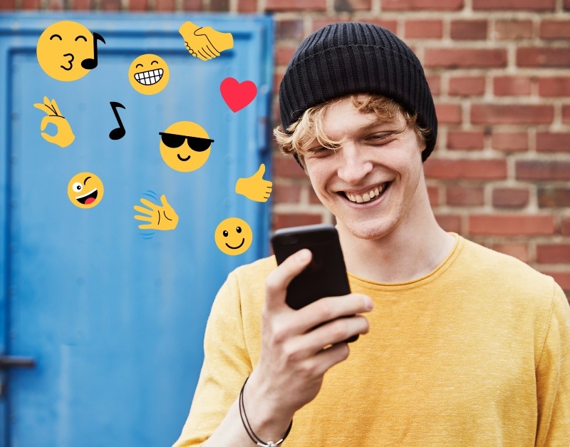 Emojis and mental wellbeing