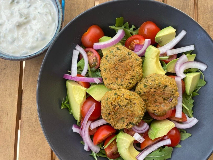 Falafel and Tzatziki Salad