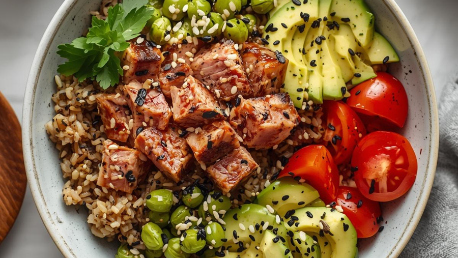 Tuna and Crispy Rice Salad