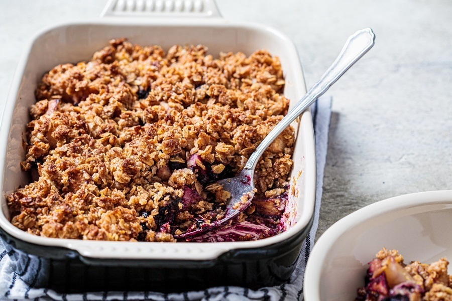 Very berry crumble