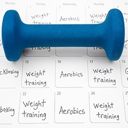 Weight on calendar